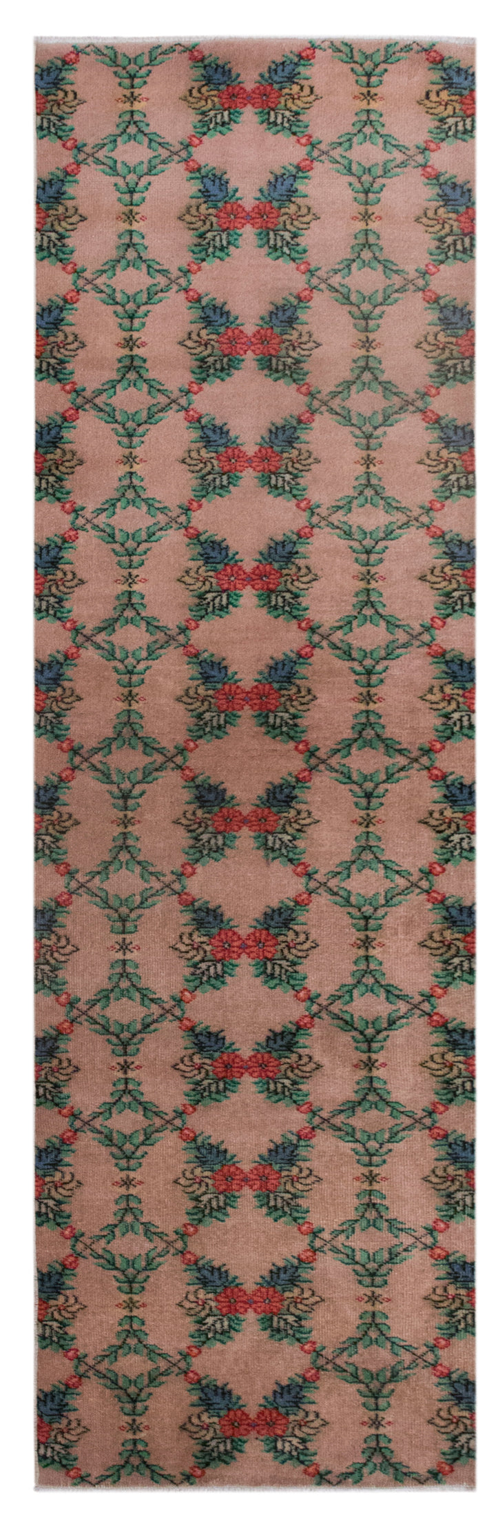 Vintage Turkish Oushak Runner Rug, 73 x 265 cm (2'11" x 10'11")
