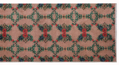 Vintage Turkish Oushak Runner Rug, 73 x 265 cm (2'11" x 10'11")