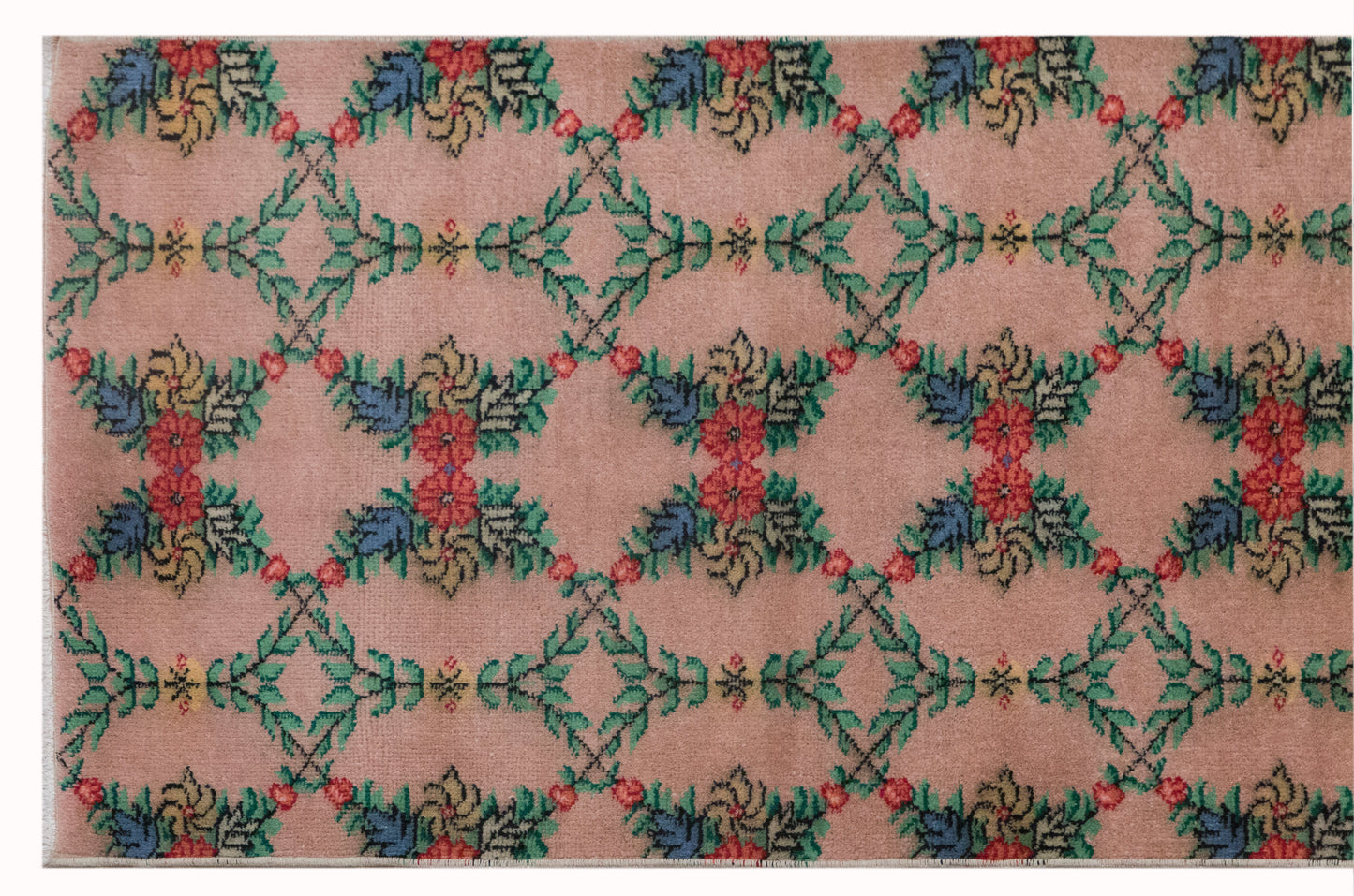 Vintage Turkish Oushak Runner Rug, 73 x 265 cm (2'11" x 10'11")