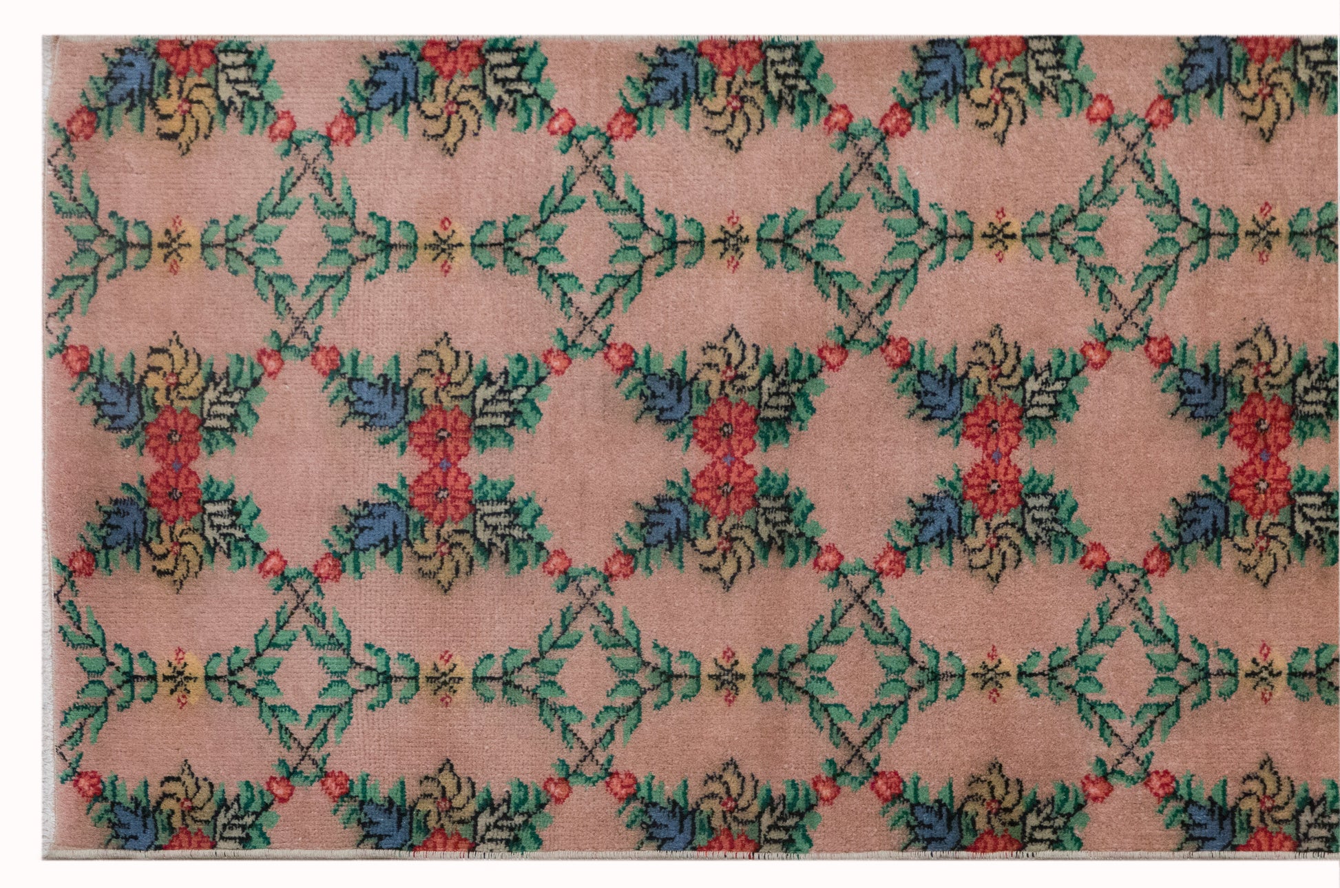 Vintage Turkish Oushak Runner Rug, 73 x 265 cm (2'11" x 10'11")