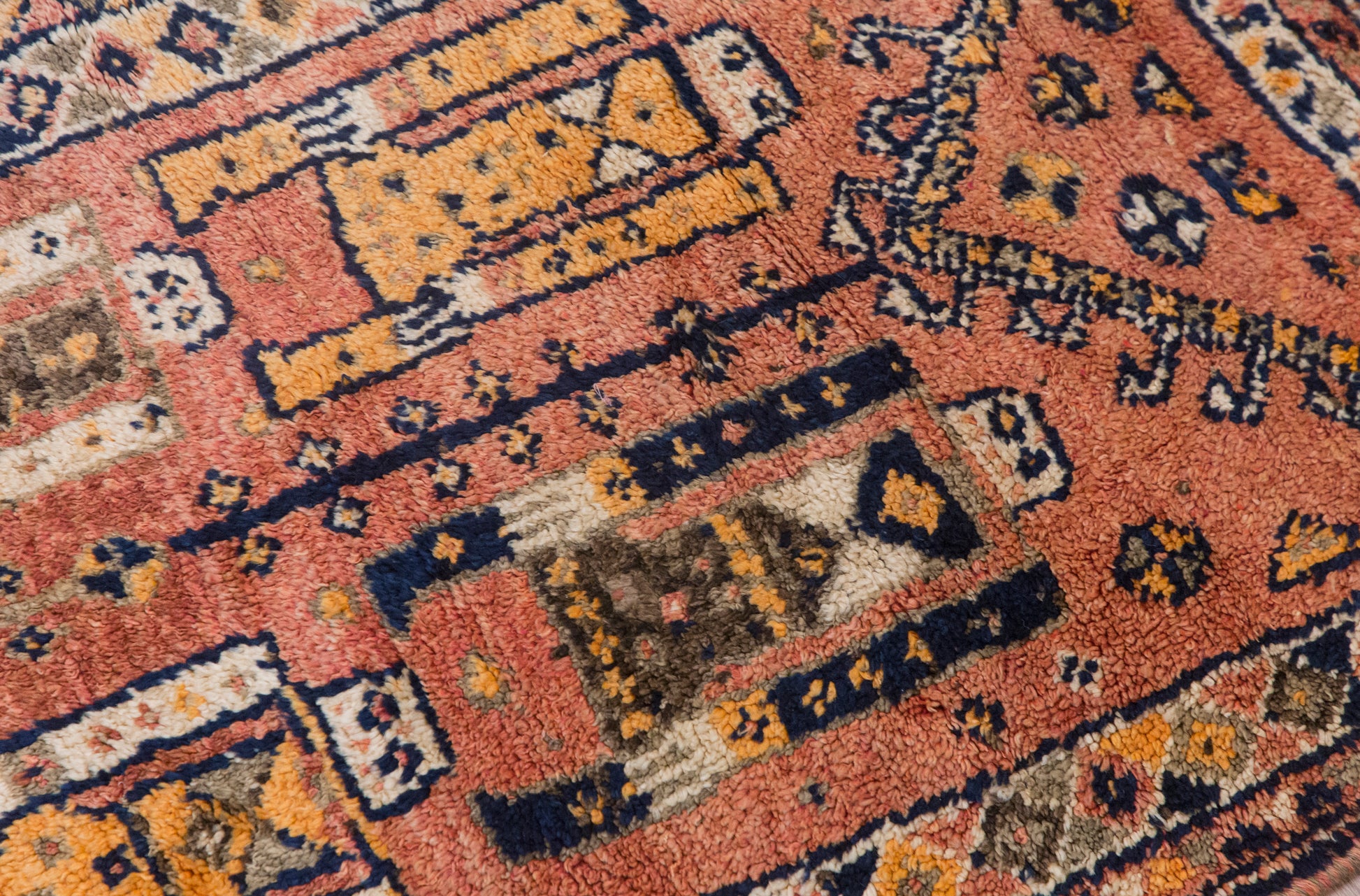 Vintage Turkish Oushak Runner Rug 3x10 ft | 105 x 305 cm