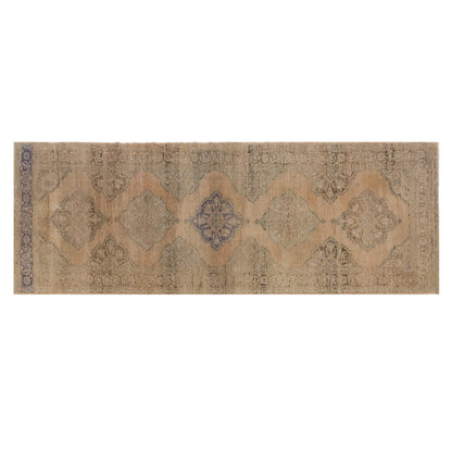 Vintage Turkish Oushak Runner Rug, 155 x 425 cm / 5.1 x 13.9 ft