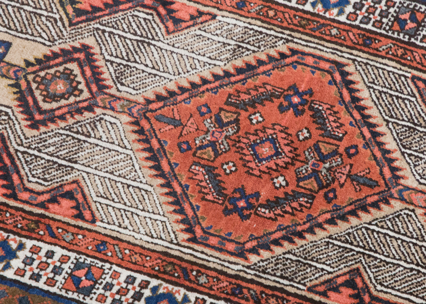 Vintage Turkish Oushak Runner Rug 93 x 345 cm | 3'1" x 11'4" ft