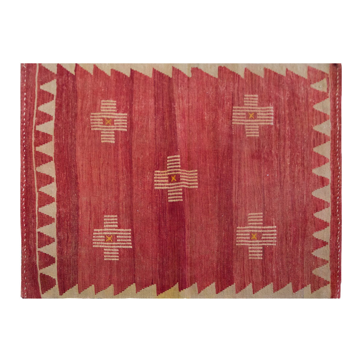 Vintage Turkish Rug, 100 x 113 cm, 3.3 x 3.8 ft