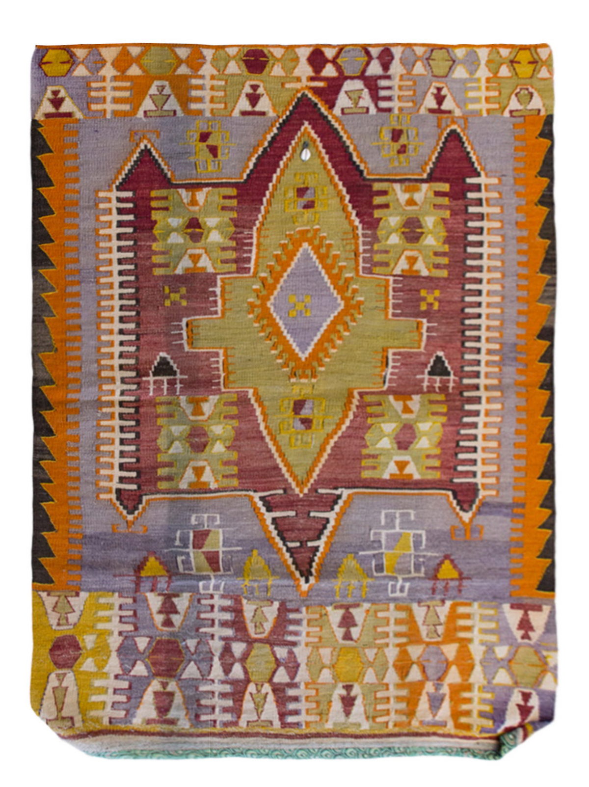Vintage Turkish Rug, 101 x 130 cm, 3.3 x 4.3 ft