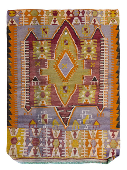 Vintage Turkish Rug, 101 x 130 cm, 3.3 x 4.3 ft