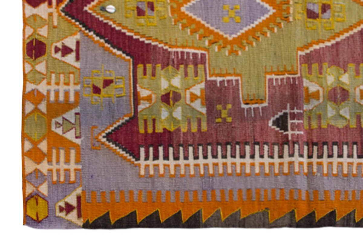 Vintage Turkish Rug, 101 x 130 cm, 3.3 x 4.3 ft