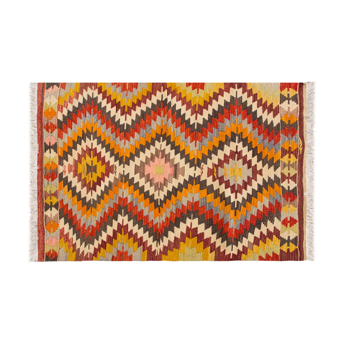 Vintage Turkish Rug, 102 x 138 cm, 3.4 x 4.6 ft