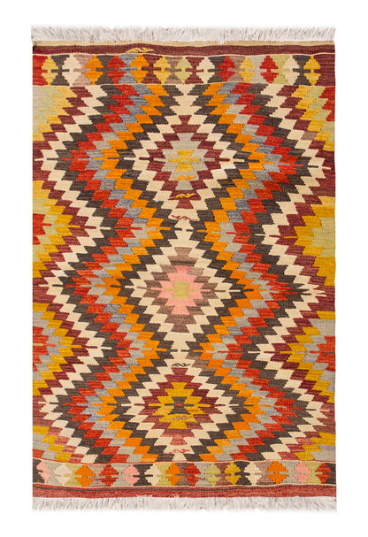 Vintage Turkish Rug, 102 x 138 cm, 3.4 x 4.6 ft