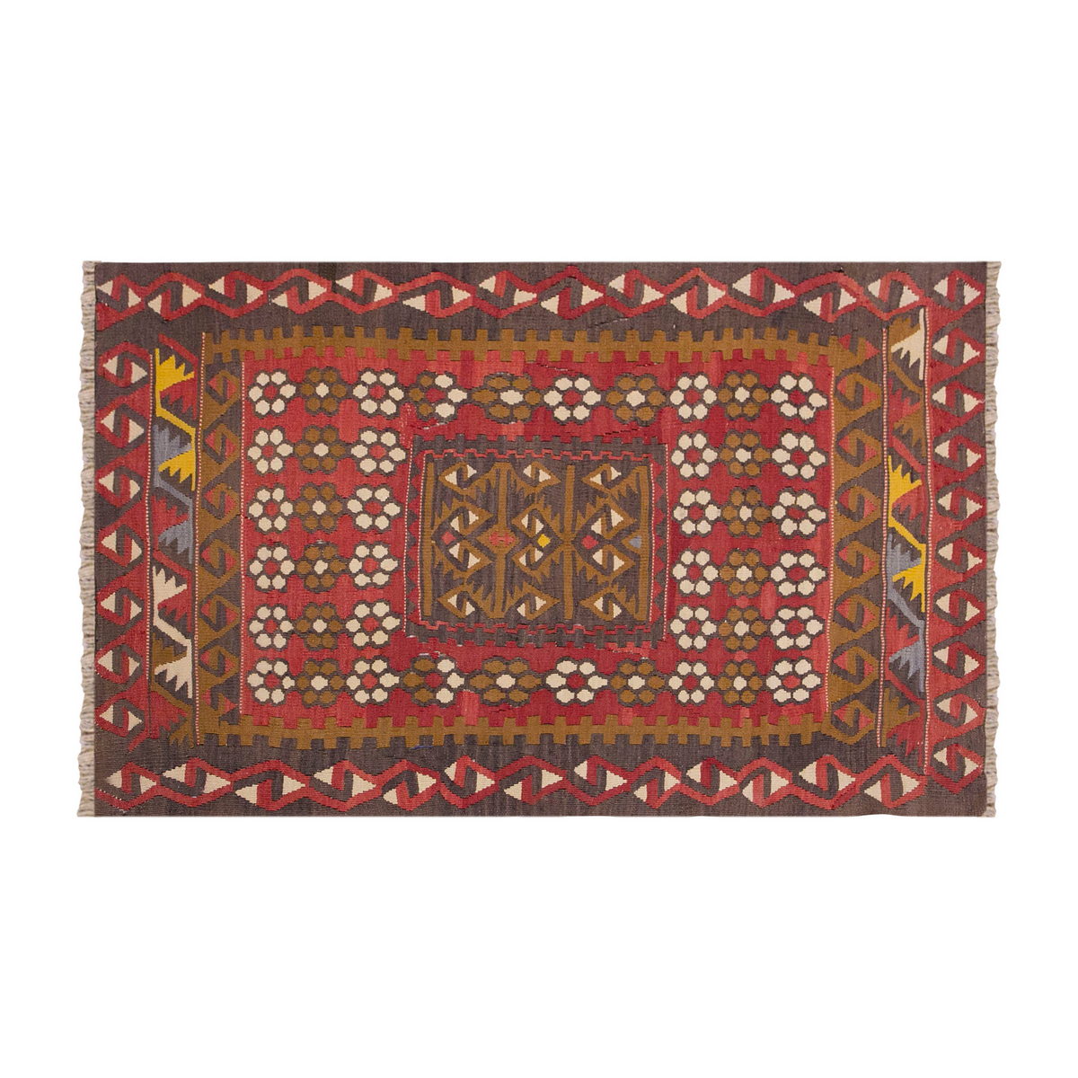 Vintage Turkish Rug, 102 x 150 cm, 3.4 x 4.11 ft