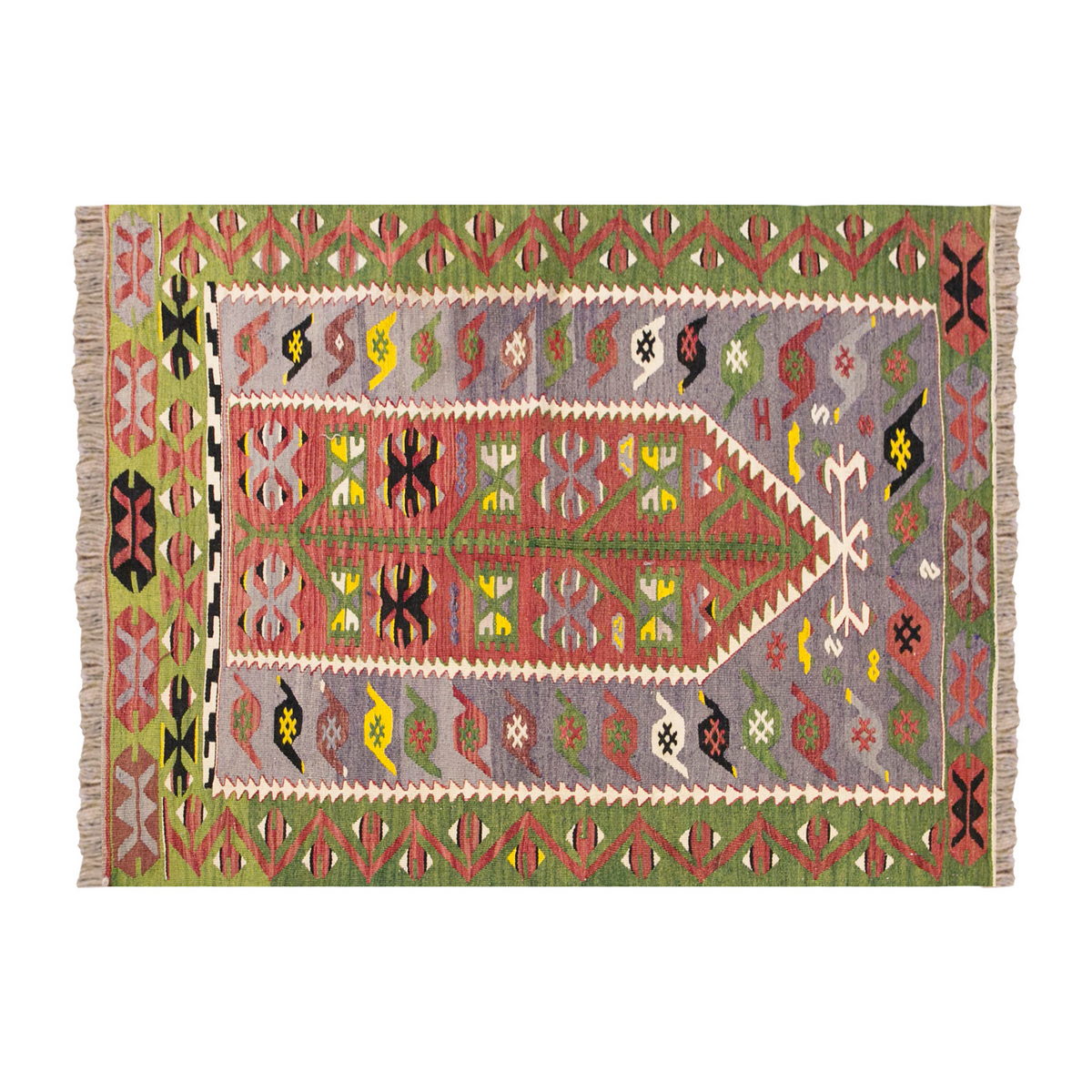 Vintage Turkish Rug, 102 x 157 cm, 3.4 x 5.1 ft