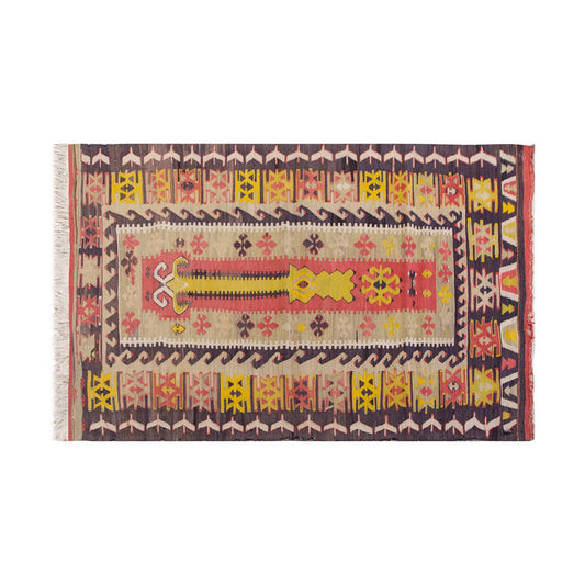 Vintage Turkish Rug, 103 x 163 cm, 3.4 x 5.3 ft