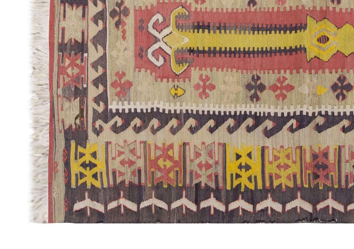 Vintage Turkish Rug, 103 x 163 cm, 3.4 x 5.3 ft