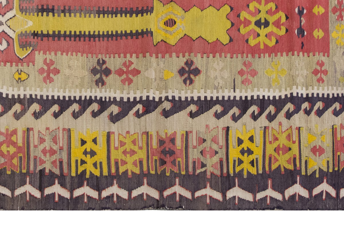 Vintage Turkish Rug, 103 x 163 cm, 3.4 x 5.3 ft