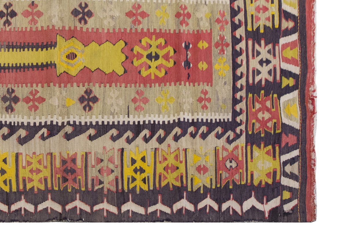 Vintage Turkish Rug, 103 x 163 cm, 3.4 x 5.3 ft