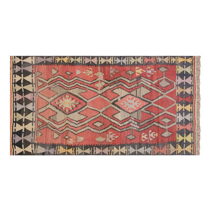 Vintage Turkish Rug, 105 x 201 cm, 3.5 x 6.7 ft