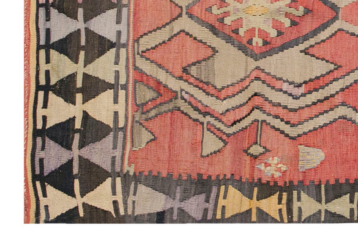 Vintage Turkish Rug, 105 x 201 cm, 3.5 x 6.7 ft