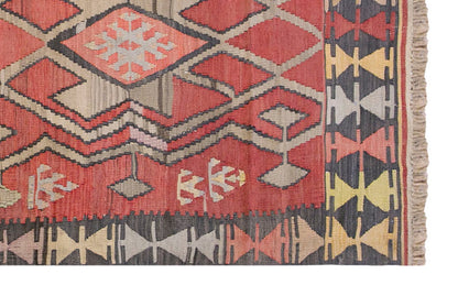 Vintage Turkish Rug, 105 x 201 cm, 3.5 x 6.7 ft