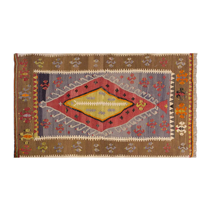 Vintage Turkish Rug, 106 x 170 cm, 3.5 x 5.6 ft