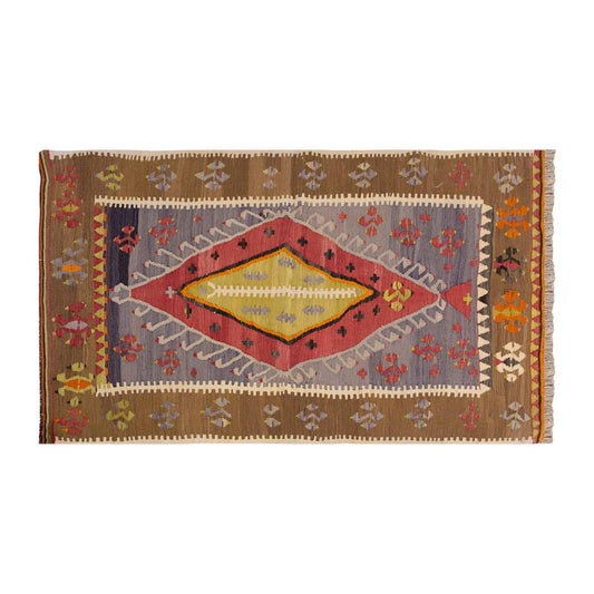 Vintage Turkish Rug, 106 x 170 cm, 3.5 x 5.6 ft