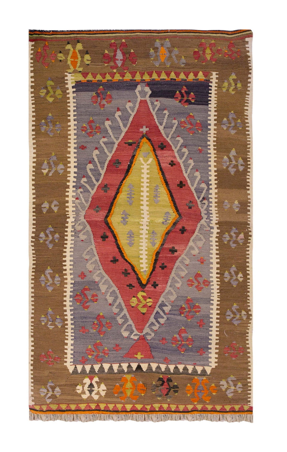 Vintage Turkish Rug, 106 x 170 cm, 3.5 x 5.6 ft
