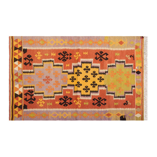 Vintage Turkish Rug, 107 x 151 cm, 3.6 x 4.11 ft
