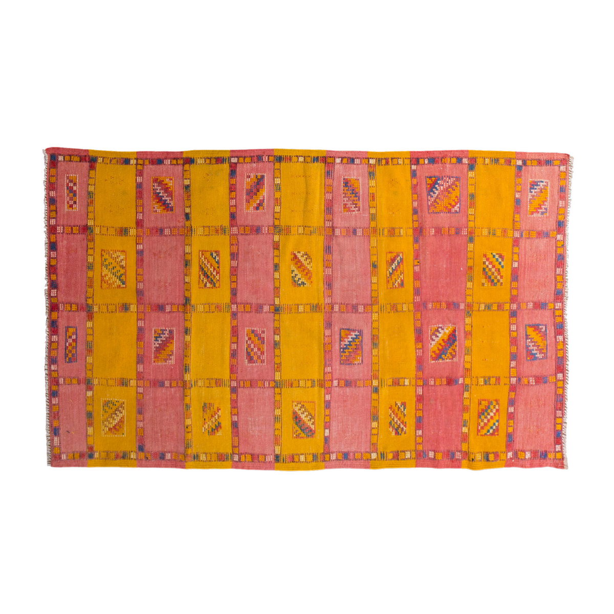Vintage Turkish Rug, 107 x 187 cm 3.6 x 6.1 ft