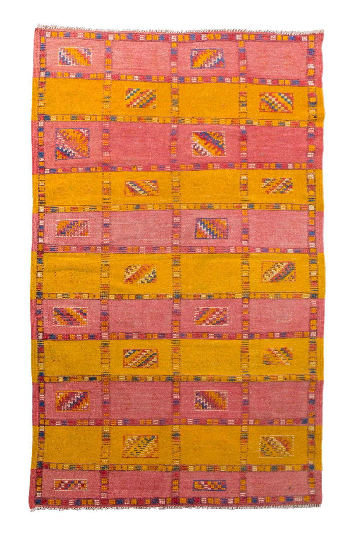 Vintage Turkish Rug, 107 x 187 cm 3.6 x 6.1 ft