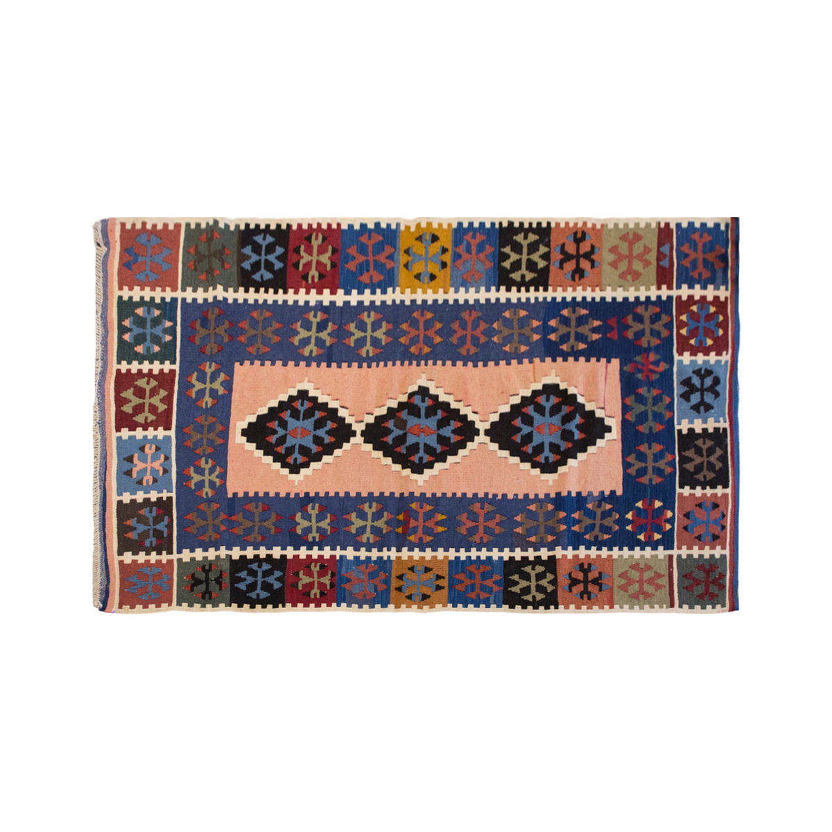 Vintage Turkish Rug, 108 x 176 cm, 3.6 x 5.9 ft