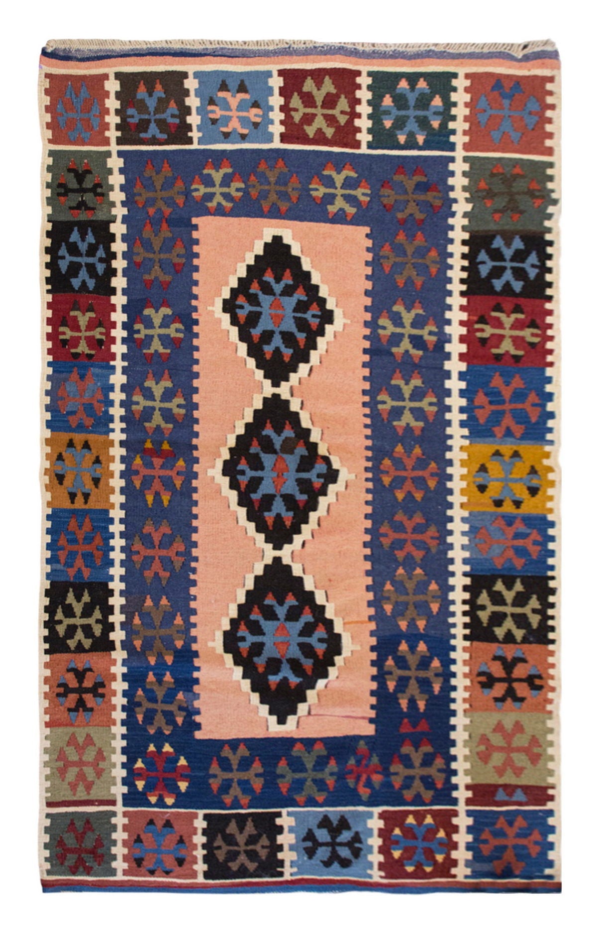 Vintage Turkish Rug, 108 x 176 cm, 3.6 x 5.9 ft