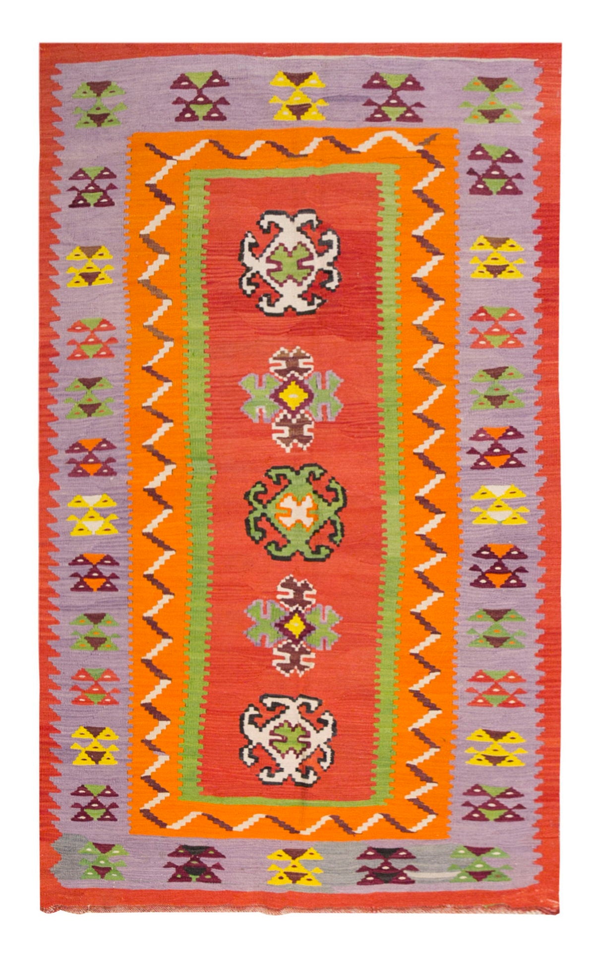 Vintage Turkish Rug, 113 x 185 cm, 3.8 x 6 ft