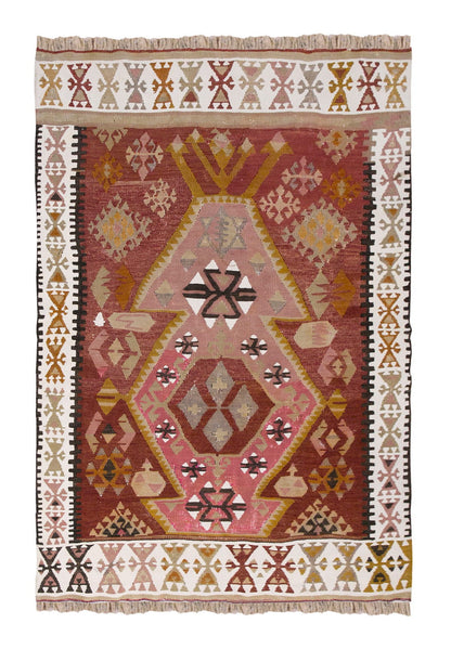 Vintage Turkish Rug, 114 x 160 cm, 3.8 x 5.2 ft