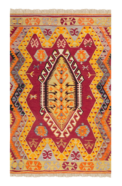 Vintage Turkish Rug, 115 x 160 cm, 3.9 x 5.2 ft