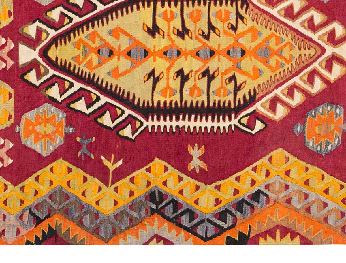 Vintage Turkish Rug, 115 x 160 cm, 3.9 x 5.2 ft