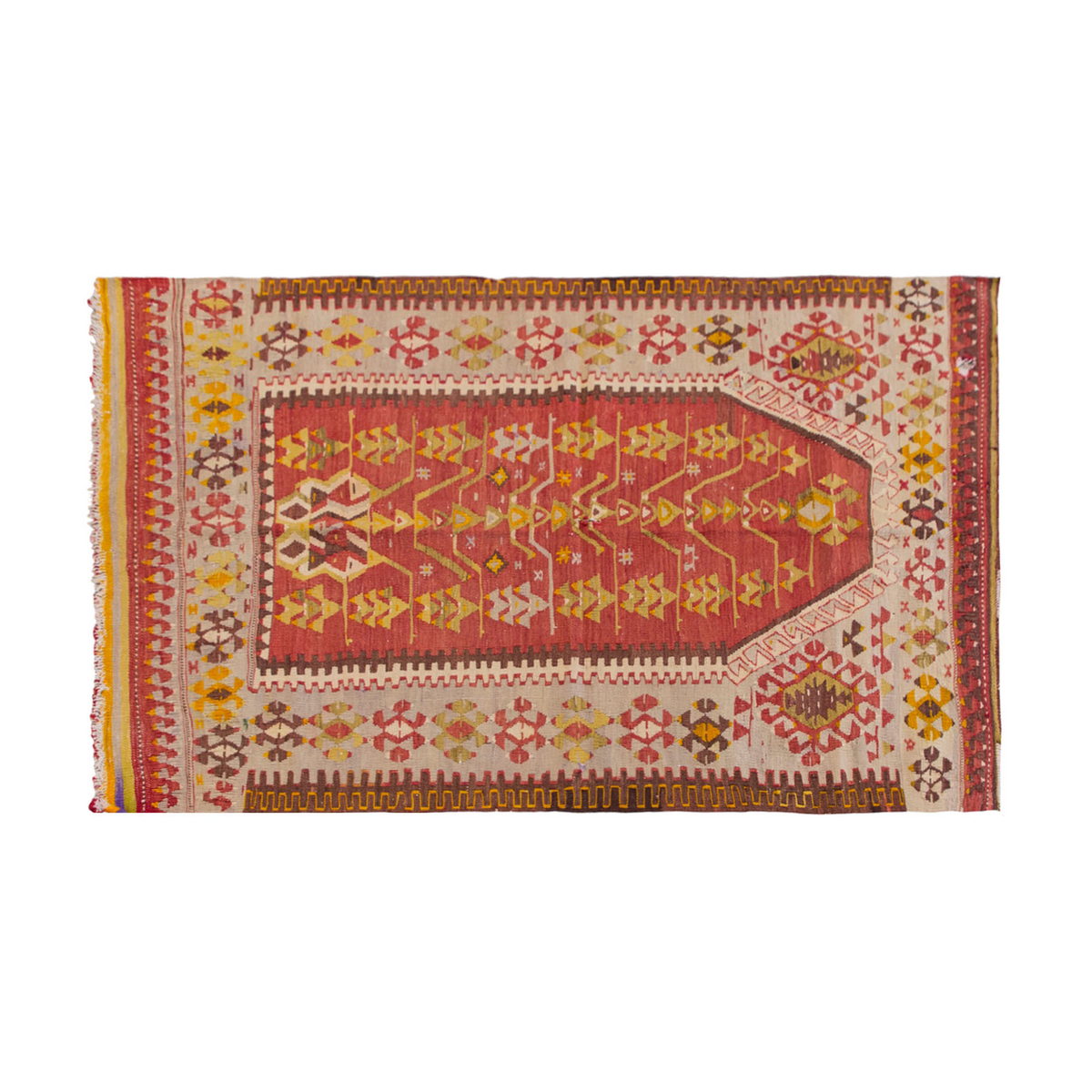 Vintage Turkish Rug, 115 x 166 cm, 3.9 x 5.5 ft