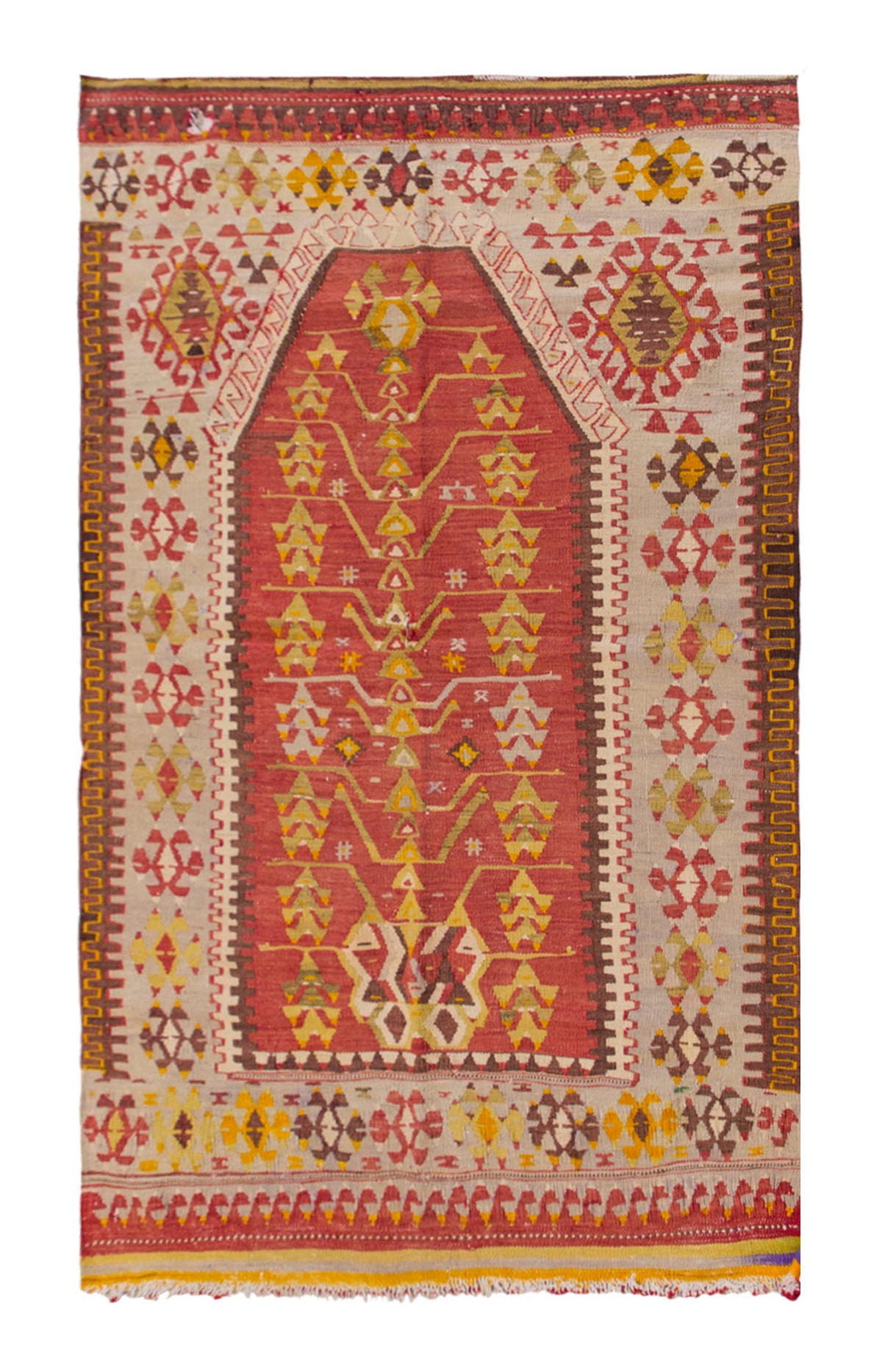 Vintage Turkish Rug, 115 x 166 cm, 3.9 x 5.5 ft