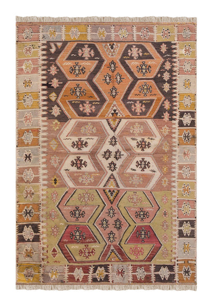 Vintage Turkish Rug, 117 x 160 cm, 3.10 x 5.2 ft
