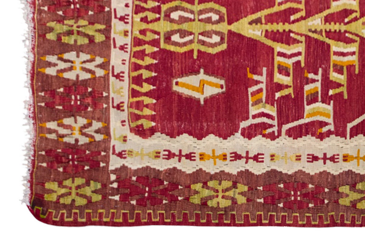 Vintage Turkish Rug, 117 x 162 cm, 3.10 x 5.3 ft