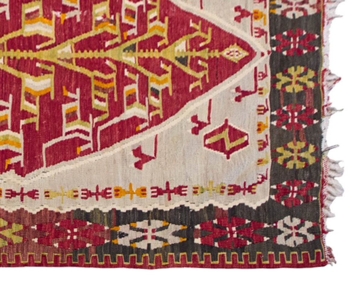 Vintage Turkish Rug, 117 x 162 cm, 3.10 x 5.3 ft