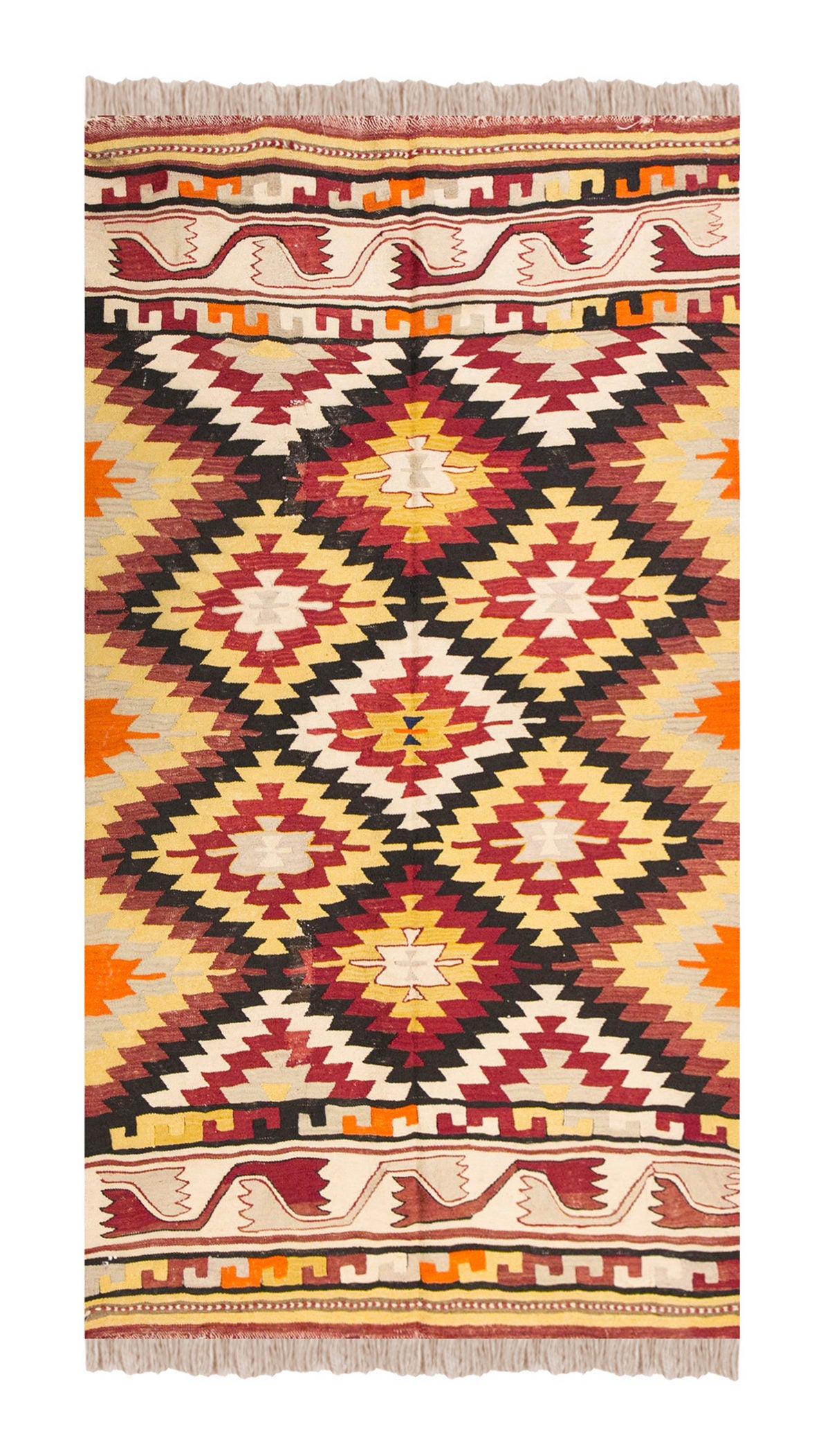 Vintage Turkish Rug, 117 x 182 cm, 3.10 x 5.11 ft