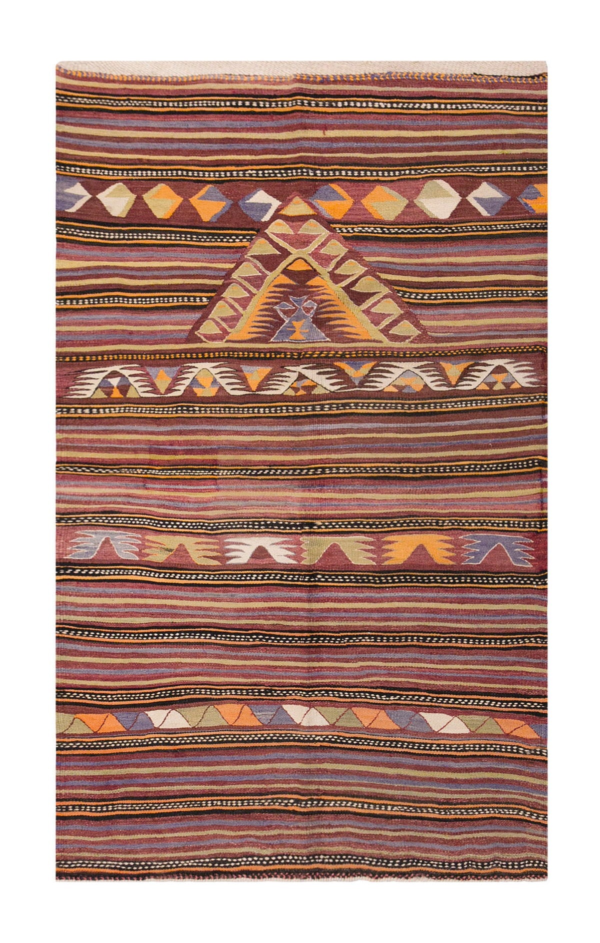 Vintage Turkish Rug, 117 x 183 cm, 3.10 x 6 ft
