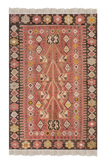 Vintage Turkish Rug, 117 x 186 cm 3.10 x 6.1 ft