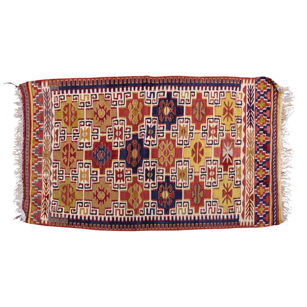 Vintage Turkish Rug, 117 x 70 cm, 3.10 x 2.3 ft