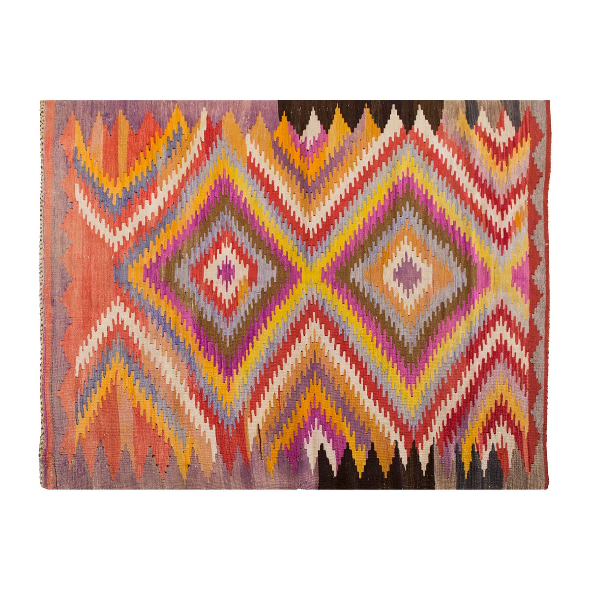 Vintage Turkish Rug, 117x162 cm, 3.10 x 5.3 ft