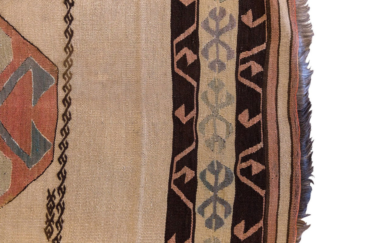 Vintage Turkish Rug, 118 x 148 cm, 3.10 x 4.10 ft