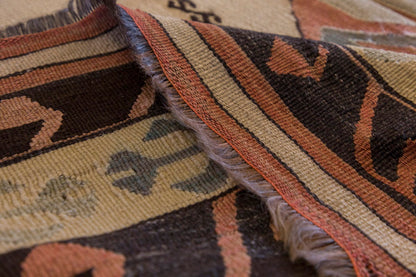Vintage Turkish Rug, 118 x 148 cm, 3.10 x 4.10 ft