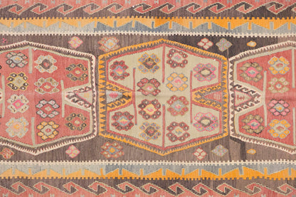 Vintage Turkish Rug, 118 x 207 cm, 3.10 x 6.9 ft