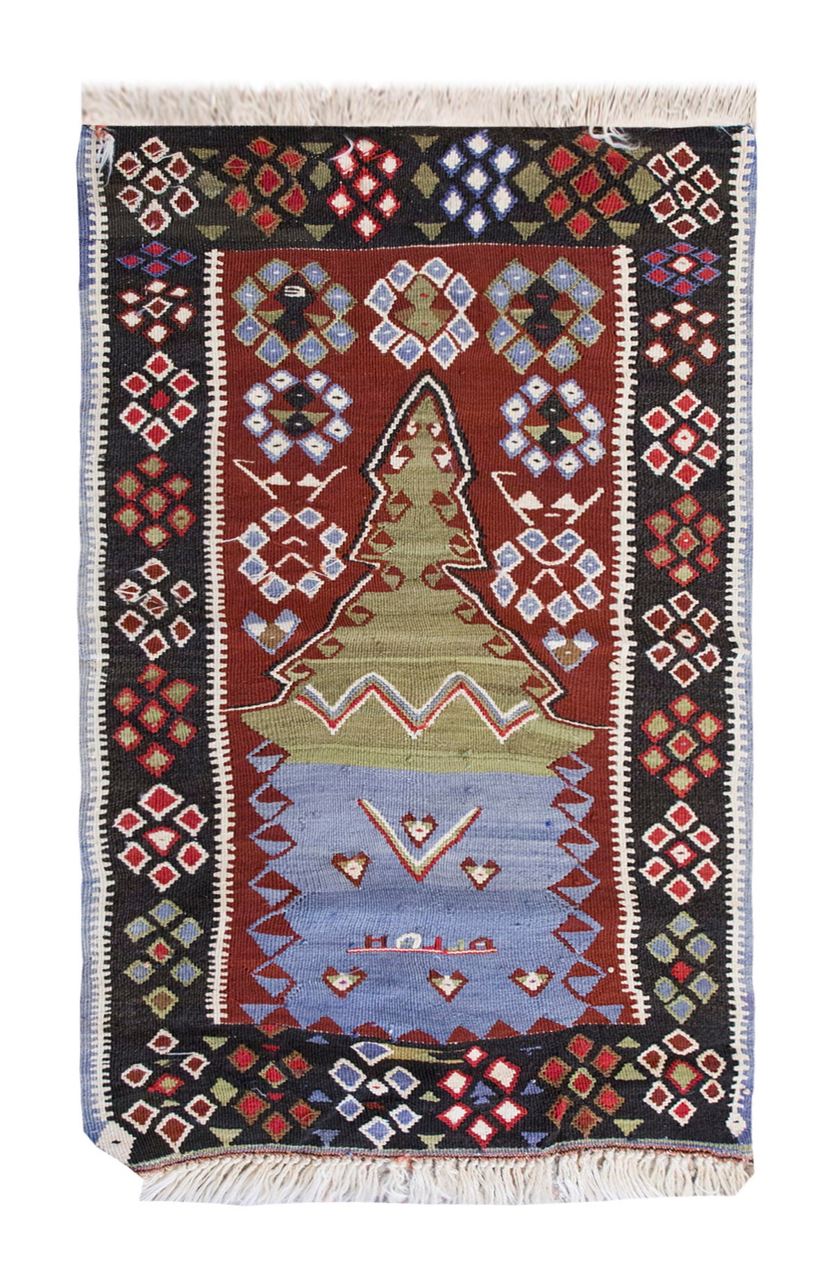 Vintage Turkish Rug, 118 x 73 cm, 3.10 x 2.4 ft