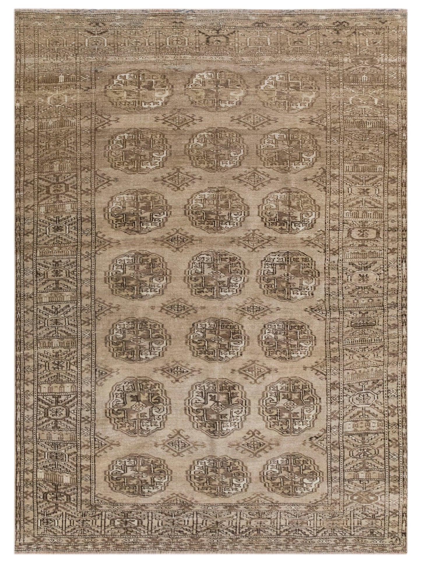 Vintage Turkish Rug, 118x160 cm (3.9x5.2 ft)