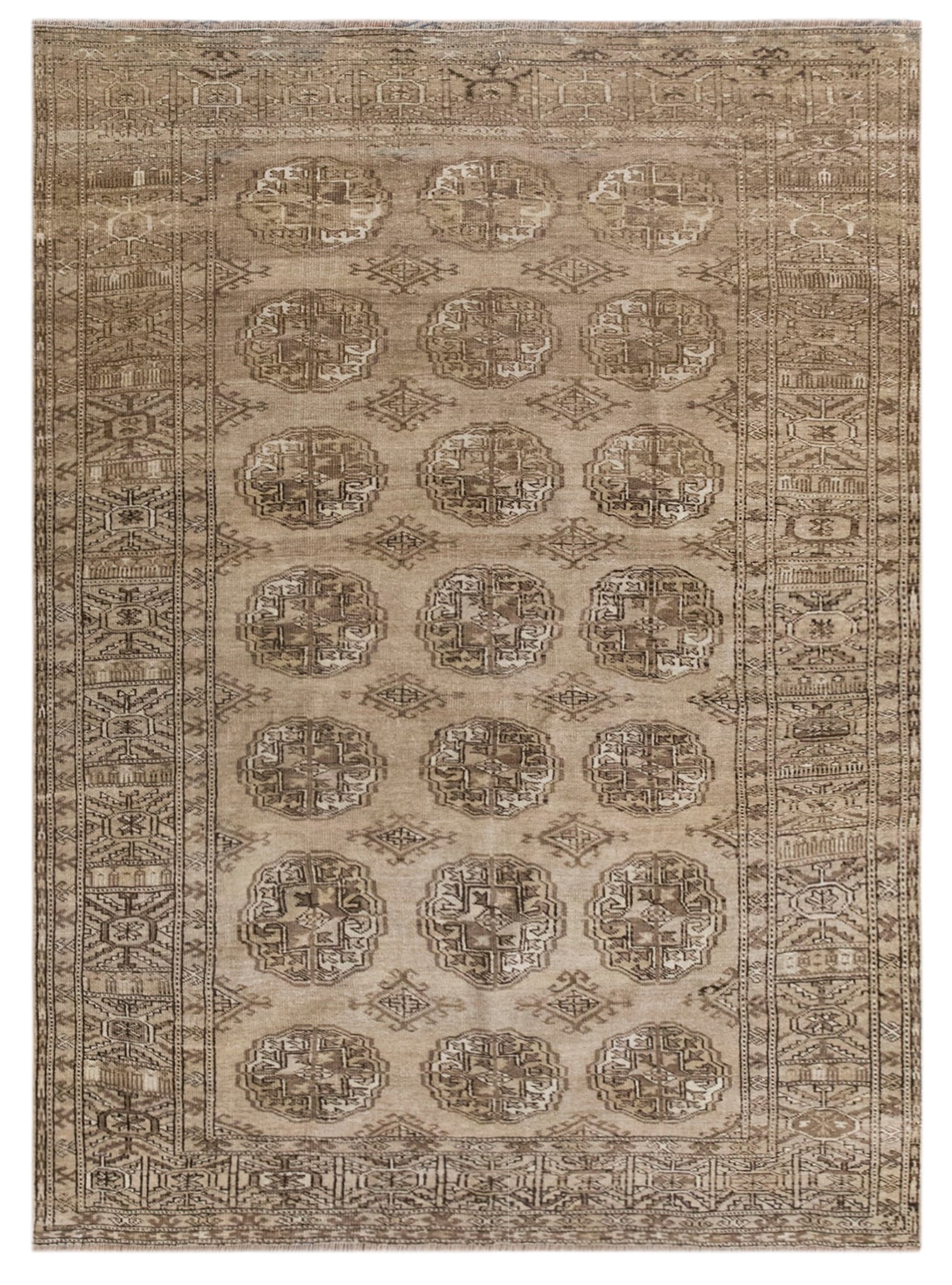 Vintage Turkish Rug, 118x160 cm (3.9x5.2 ft)